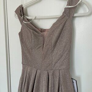 Super sparkly maxi prom dress from B.Darlin Christmas/New Year's Party Dress